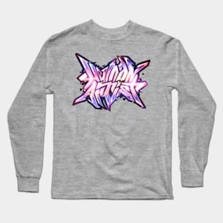 Human Artist - Street Art Style Purple Long Sleeve T-Shirt